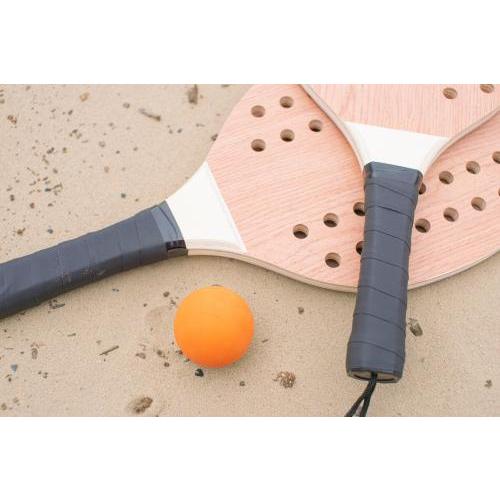 Tennisset aus Rosenholz Sergio