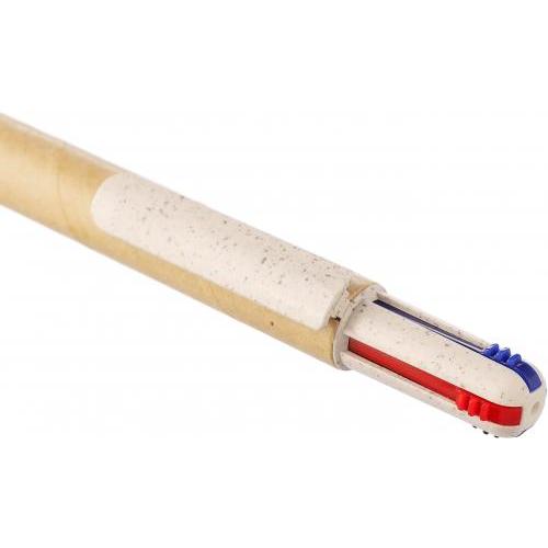 Gerecycled karton vierkleurenbalpen Deborah