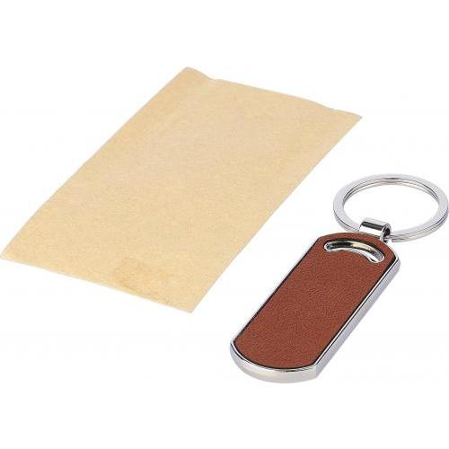 Gerecycled lederen sleutelhanger Jill