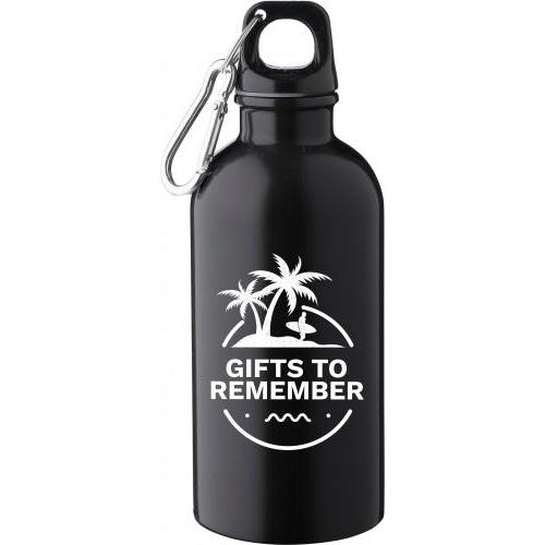 Gerecyclede roestvrijstalen enkelwandige fles (400 ml) Sable
