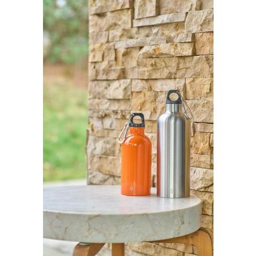 Gerecyclede roestvrijstalen enkelwandige fles (400 ml) Sable