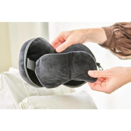 Reiskussen Leontine | 2-in-1 met slaapmasker