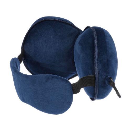 Reiskussen Leontine | 2-in-1 met slaapmasker