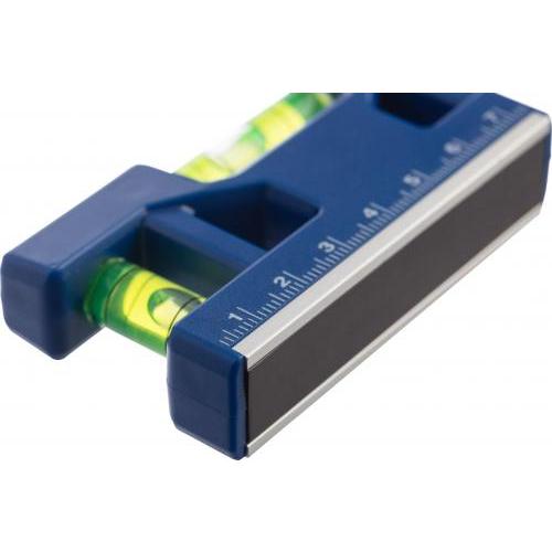 Gerecycled ABS sleutelhanger met waterpas Indira