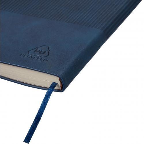 Gerecycled PU-notitieboek (A5) Elian Original