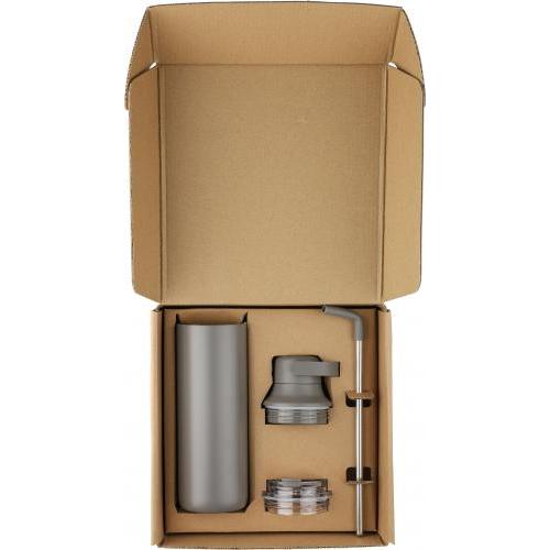 Doppelwandige Edelstahl-Trinkflasche (500 ml) Omari