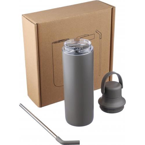 Doppelwandige Edelstahl-Trinkflasche (500 ml) Omari