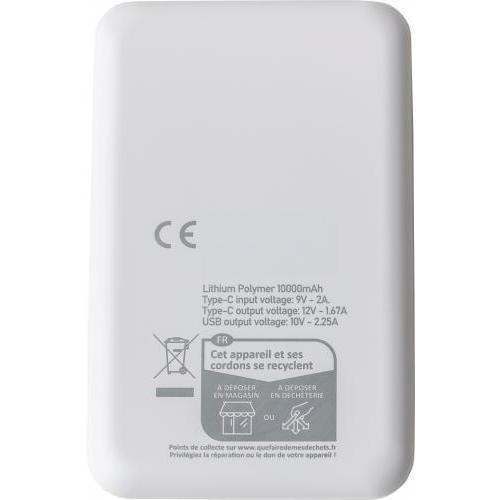 Gerecycled ABS powerbank Tavi