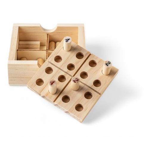 Grenenhouten mini Sudoku set Kenza