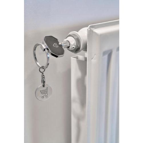 Recyclede zinklegering ontluchting sleutelhanger Mara