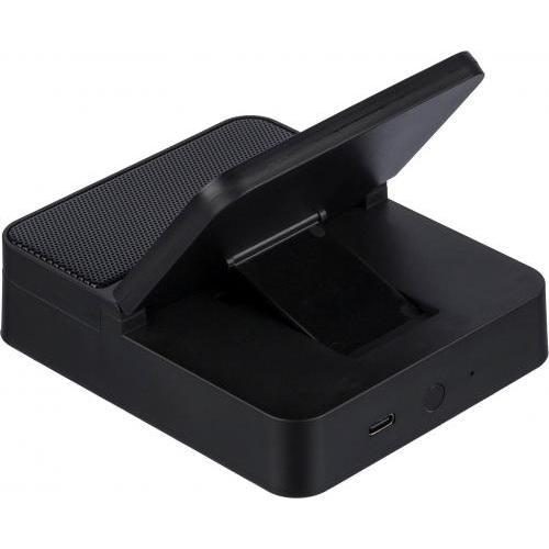 Gerecycled ABS 3-in-1 draadloze oplader Elias