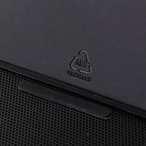 Gerecycled ABS 3-in-1 draadloze oplader Elias