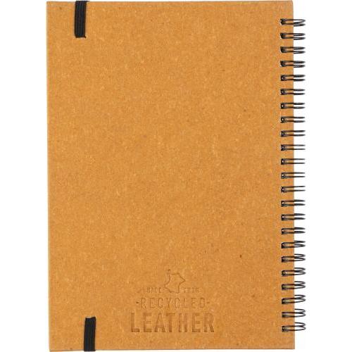 Notizbuch Egon | Recyceltes Leder | A5 | Liniert