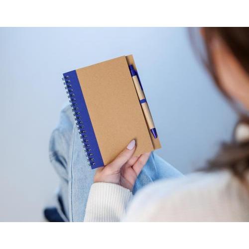 Notizbuch Stella | Recycelter Karton | Liniert | Mit Kugelschreiber
