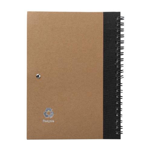 Notizbuch Stella | Recycelter Karton | Liniert | Mit Kugelschreiber
