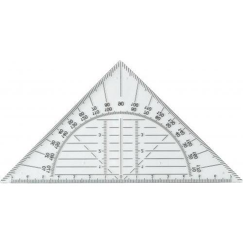 Geodreieck aus Kunststoff Jaden