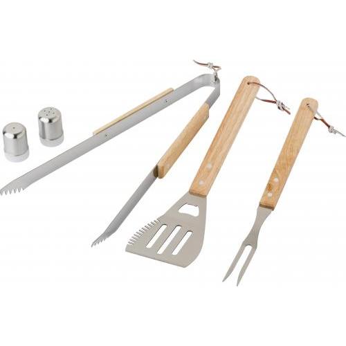 Nylon (600D) schort met barbecue set Hugo