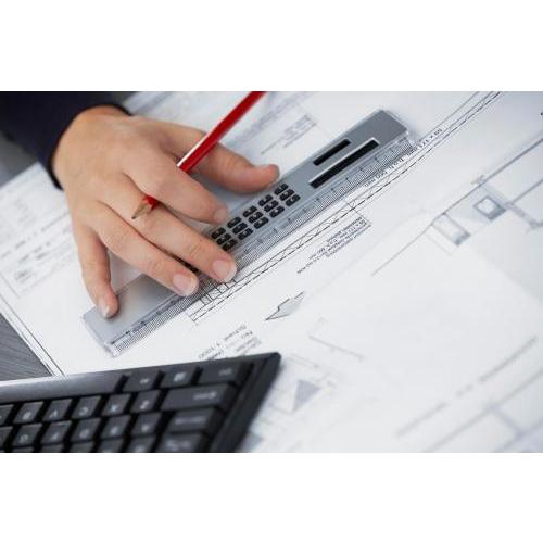 Rechner-Lineal aus ABS-Kunststoff Heather