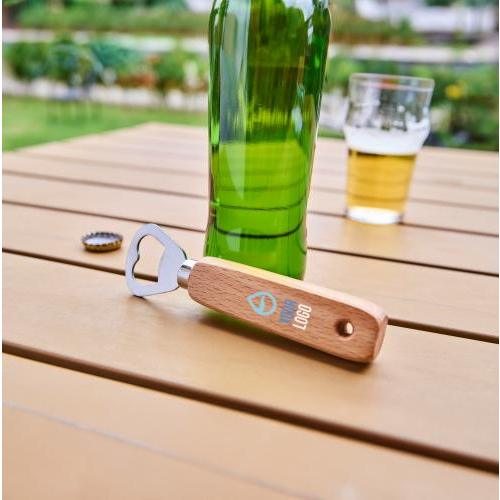 Houten flesopener Travis