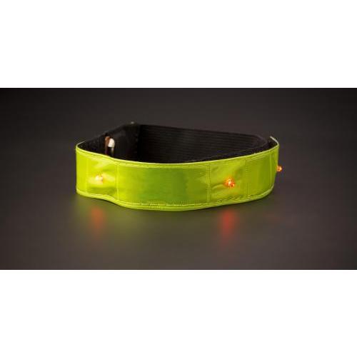 Nylon (500D) en PVC reflecterende strap met licht Anni