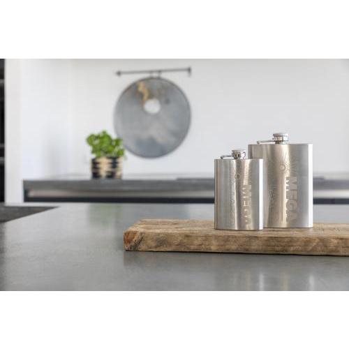 Flachmann aus Edelstahl Benedict