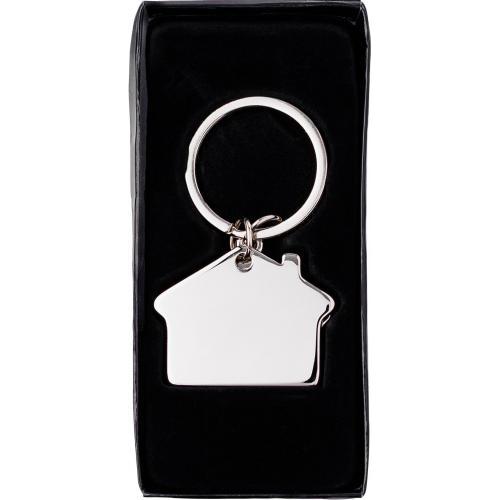 Schlüsselanhänger aus Zink-Aluminium in Hausform Amaro