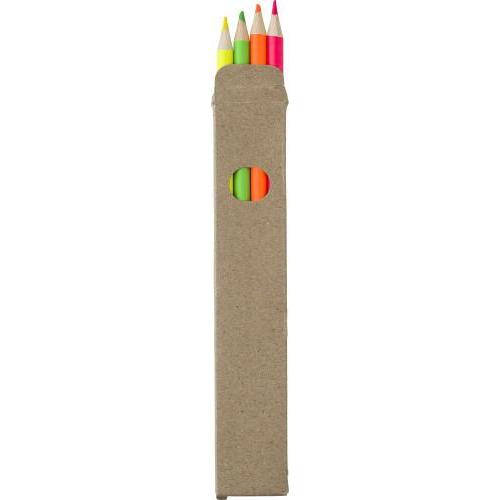 Set matite evidenziatori in legno Kaden