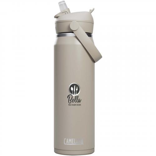 Camelbak® thrive flip VSS roestvrijstalen waterfles van 750 ml met inklapbaar rietje