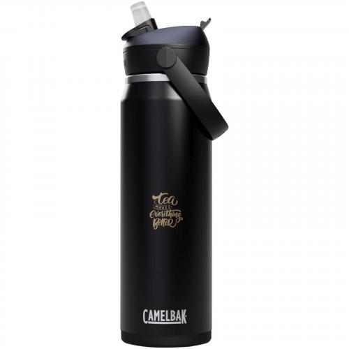Camelbak® thrive flip VSS roestvrijstalen waterfles van 750 ml met inklapbaar rietje