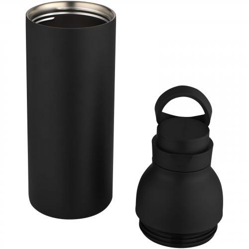 Illuminate 650 ml RCS gerecyclede dubbelwandige roestvrijstalen waterfles met 3-delige dekselset