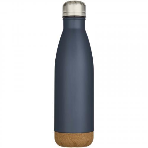 Cove 500 ml dubbelwandige vacuüm geïsoleerde roestvrijstalen waterfles met kurkdetails