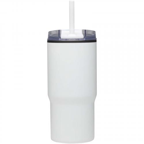 Westin 540 ml RCS gerecyclede dubbelwandige thermosbeker met rietje