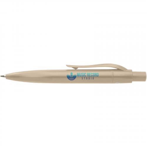Ramin mini balpen van gerecycled plastic (blauwe inkt)
