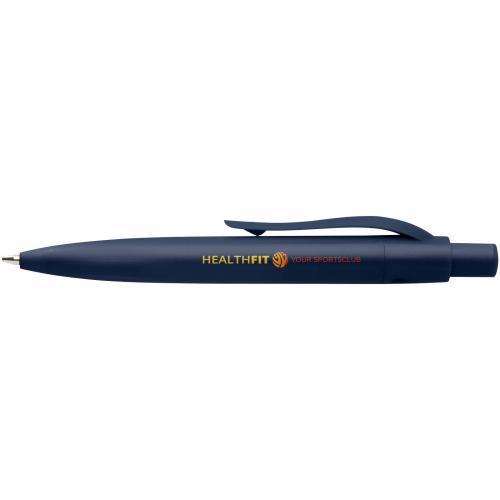 Ramin mini balpen van gerecycled plastic (blauwe inkt)