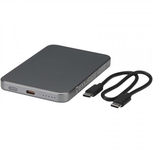 Avis 5000 mah RCS powerbank van gerecycled aluminium met magneetsluiting