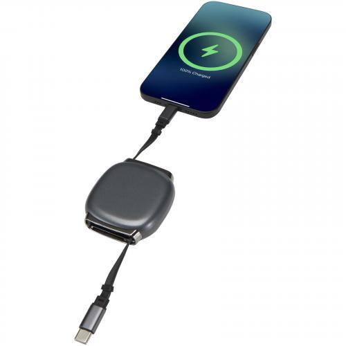 Alphard 100w oplaadkabel van gerecycled plastic met uitschuifbare kabel, carplay 5-in-1 en PD-oplaadfunctie