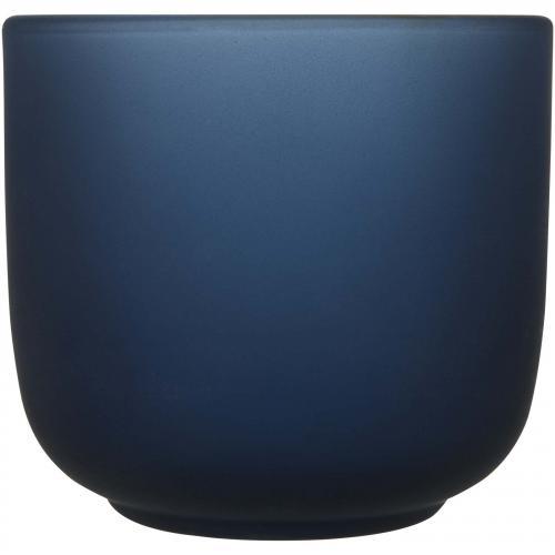 Male houten serveerblad en glazen bekerset