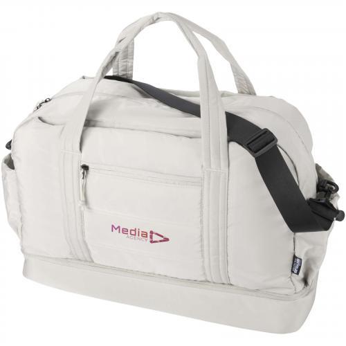 Puffer GRS recycelte reisetasche mit isoliertem boden 30l