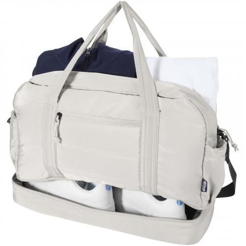 Puffer GRS recycelte reisetasche mit isoliertem boden 30l