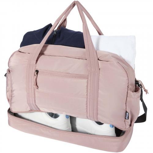 Puffer GRS recycelte reisetasche mit isoliertem boden 30l