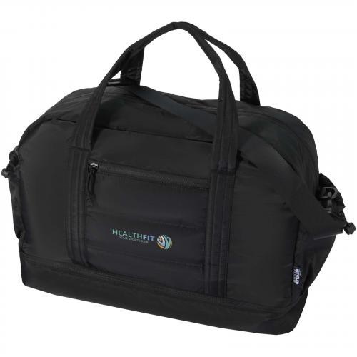 Puffer GRS recycelte reisetasche mit isoliertem boden 30l