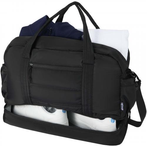 Puffer GRS recycelte reisetasche mit isoliertem boden 30l