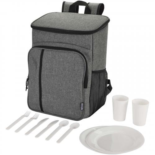 Tundra GRS recycelter picknickkühlrucksack mit besteckset 20l