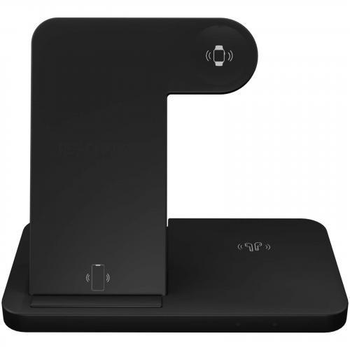 SCX.design w28 kabellose 3-in-1 ladestation kabellos mit telefonständer und leuchtlogo