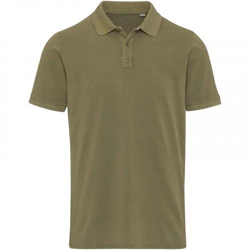 Calgary poloshirt für herren im washed Look, 200 g/m2