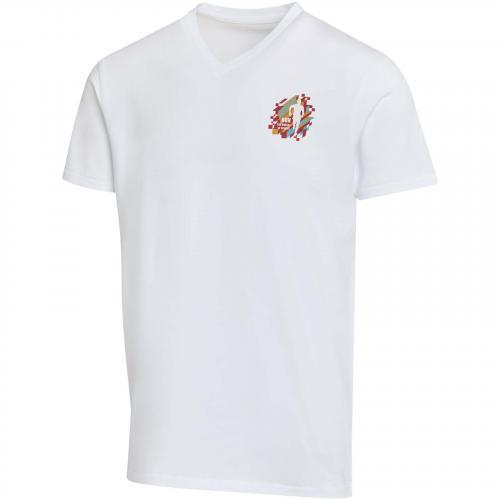 Balfour 200 g/m² kurzärmeliges T-Shirt V-Ausschnitt bio baumwolle (OCS), unisex