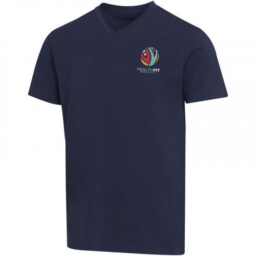 Balfour 200 g/m² kurzärmeliges T-Shirt V-Ausschnitt bio baumwolle (OCS), unisex