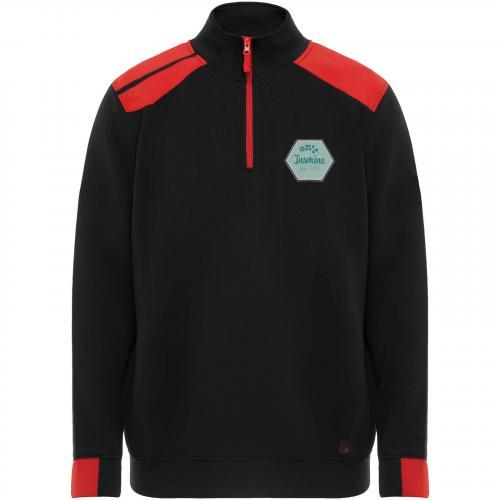 Maverick pullover für herren mit halbem Reißverschluss, 280 g/m2