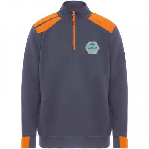 Maverick pullover für herren mit halbem Reißverschluss, 280 g/m2