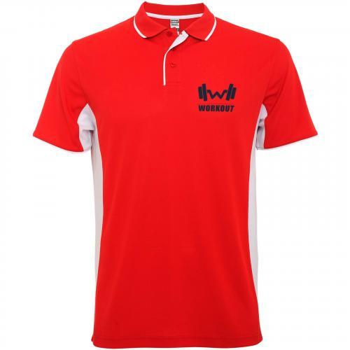 Montmelo unisex sportpolo met korte mouwen